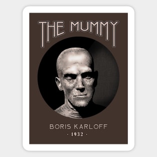 Boris Karloff as The Mummy Sticker